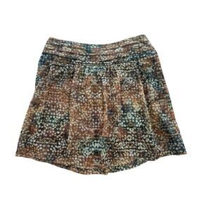 Peruvian Connection Skirt Batik Abstract Print Size 6